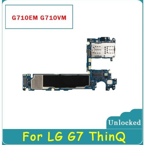 TDHHX For LG LG G7 ThinQ G710EM G710VM Motherboard,Disassemble Logic Board Mainboard For LG G7 ThinQ Motherboard With Full Chips