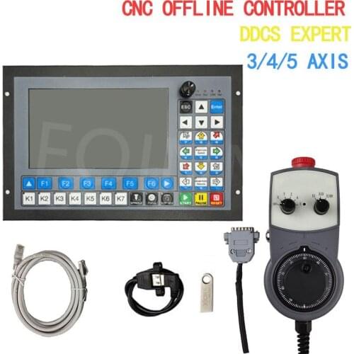 Special off-line CNC controller DDCS-EXPERT M350 3/4/5 axis 1MHz G code for CNC drilling and milling