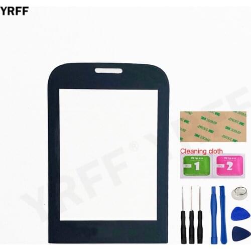 Mobile Panel Glass For Philips E160 Front Glass (No touch Screen) Outer Glass Cover Assembly Parts