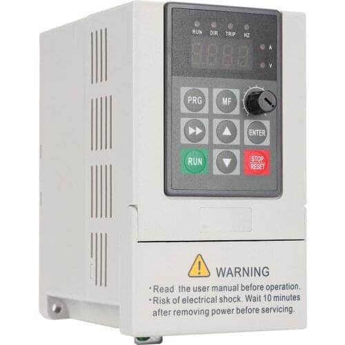 750W Frequency Converter Single Phase Input 3 Phase Output Variable Frequency Drive PAM Motor Speed Control VFD Inverter