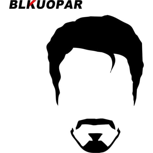 BLKUOPAR for Tony Stark Car Stickers Waterproof Decal Vinyl Material Custom Printing Trunk Car Assessoires Sunscreen Funny Decor