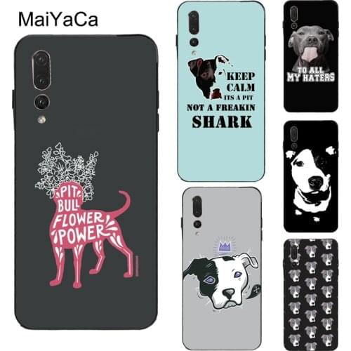 MaiYaCa Pitbull Dog Case For Huawei Honor 10i 7A Pro 7C 8A 8C 8S 8X 9X 9 10 Lite 20 Pro Nova 5T Y6 Y9 Y7 2019