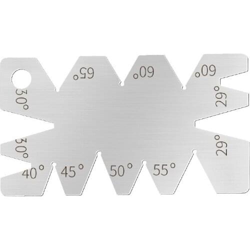 Bit Measurement Machining Threads Screw Cutting Gauge Stainless Steel Angle Arc Model Angles Measure Tool Gage Turning Tool Gaug