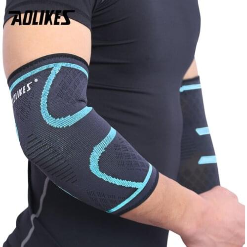 1 Pair Compression Sleeves Joint Support Knee Pads Knee Pads Basketball Running Protector Breathable Aolikes Elbow Brace Sport