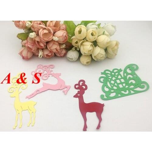 Y328/Y314 METAL CUTTING DIES Christmas Deer Gift Scrapbook Card Album Wedding Paper Craft Home Decor Embossing Stencil Punch