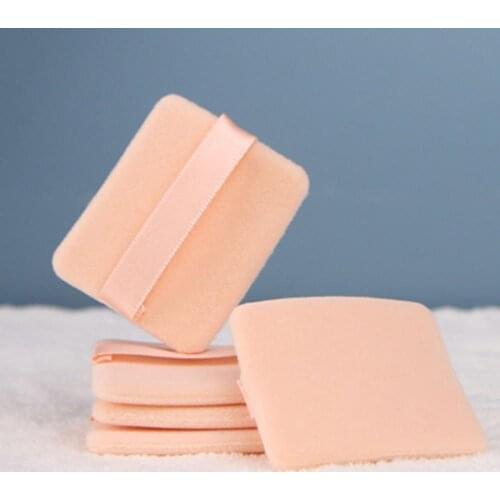 Reusable Makeup Puff Heart-Shaped High Elasticity Beauty Sponge Tool Large Face Powder Puffs Cotton Strap Sponges for Female