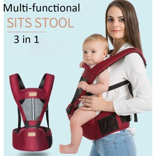 Hipseat Baby Carrier Ergonomic Baby Front Back Carrier Breathable Backpack Universal Baby Holder Kangaroo Newborn Waist Stool