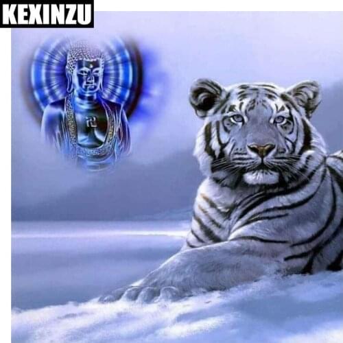 New 5d DIY Full Square/Round Diamond Painting"tiger"5D Embroidery Cross Stitch Rhinestone Mosaic Home wedding decoration