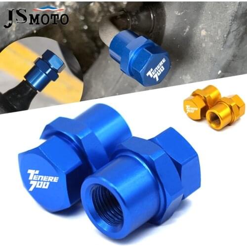 New Motorcycle Aluminium Alloy Wheel Tire Valve Stem Airtight Dust Waterproof Covers For YAMAHA TENERE 700 tenere700 2019-2020