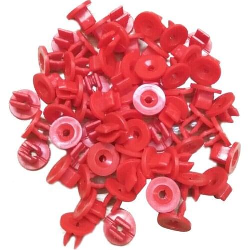 NEW Shield Nut Set Nylon Of 30 Parts Plastic Red Screw Under-Body 30 PCS