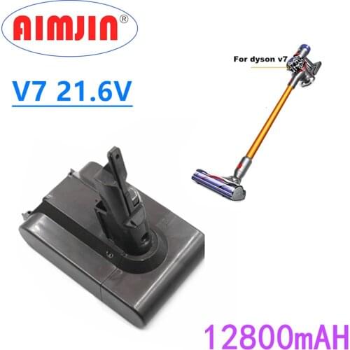 2021 Original 21.6V 12800mAh Li-ion Battery for Dyson V7 Vacuum Cleaner Replacement Power Tools Battery