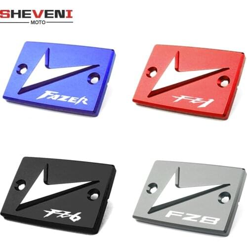 Motorcycle CNC Front Brake Fluid Cylinder Master Reservoir Cover Cap For Yamaha FZ1 FZ1S FZ1N FAZER FZ6 S2 FZ8 FZ8N FZ8S FZ8