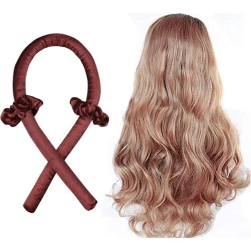 Heatless Curling Rod Headbands Hair Roller Silk Curling Ribbon Curling Ribbon Make Hair Curler Wave Formers for Long Medium Hair