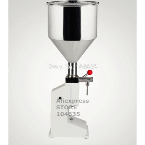 High Quality Manual hand pressure Food filling machine paste liquid filler cream filling machine 1- 50ml
