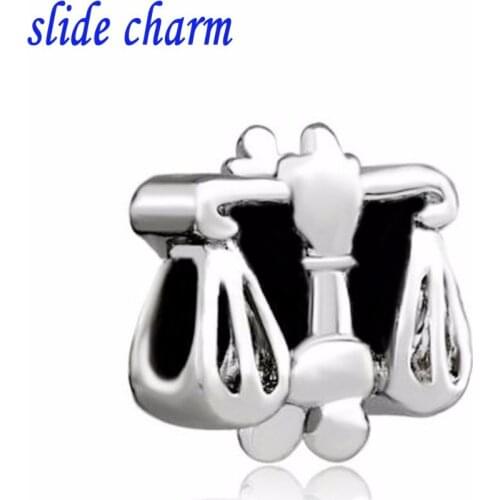 Slide charm Free shipping Unique personality Constellation Charm Libra Beads fit Pandora bracelet