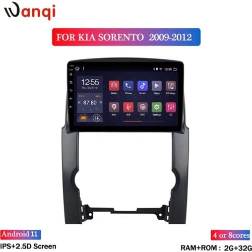 Wan qi 2G RAM 32G ROM 10.1 Inch Full Touch Screen Android 8.1 GPS Navigation for Kia Sorento 2009-2012 Stereo System