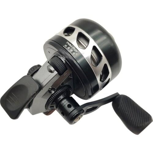 Closed Fishing Reel BL33 6BB Metal Wheel Black Slingshot Compound Bow Hunting with line 55M 2021 New