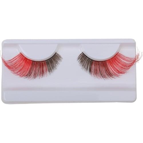 Women Colorful False Party Eyelashes Exaggerated Long Eye Lashes for Dancing Party, Costume Party, Halloween, Other Activities