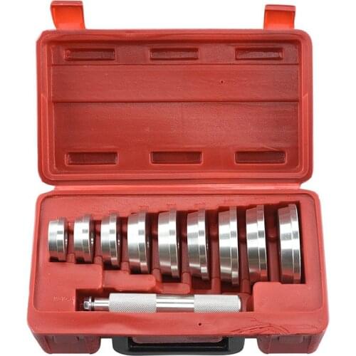10 Pcs Bearing Race & Seal Driver Installer Set Remover Automotive Tools