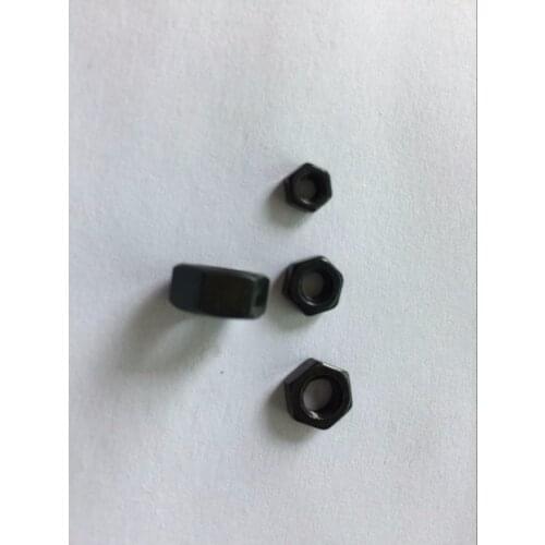 100pcs M2 M2.5 M2.6 M3 M4 M5 Carbon Steel Black Hex Nut Hexagon Nuts Hexagonal Nut Screw Nut