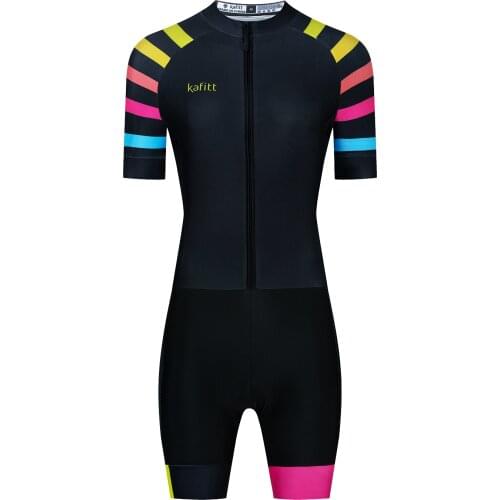 2019 ProTeamtriathlonsuit ladiesmulti-stylecycling suit tights jumpsuit Maillotbicycleclothing bicycleshort-sleevedcohesion suit
