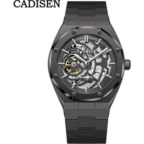2021 New CADISEN Mens mechanical Watches brand luxury Automatic wrist watch men stainless steel waterproof clock man Japan NH70