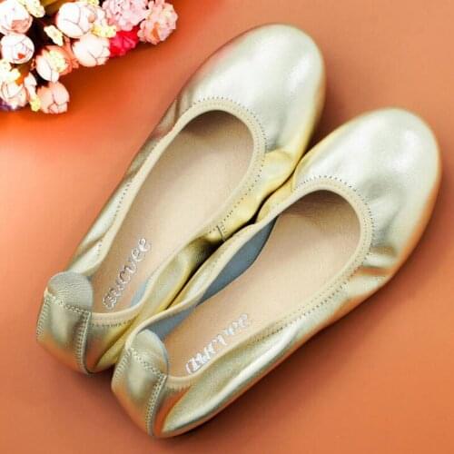 34~43) Genuine Leather Flat Shoes Woman Hand-sewn Leather Loafers Cowhide Flexible Spring Casual Shoes Women Flats Women Shoes