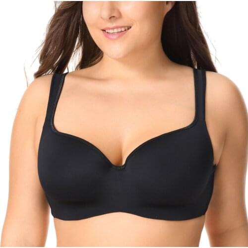 Big Size Push Up Bra For Fat Big Breasted Women Super Push Up Underwire Wide Strap Sexy Big C D Cup Plus Size Bra Lingerie