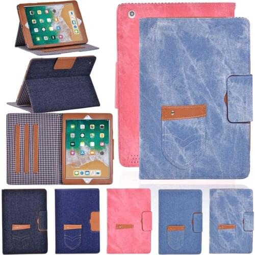 Tablet Case for Apple IPad Pro 10.5/IPad Mini 1/2/3/4/5/ IPad 2/3/4/IPad Air 3 10.5" Premium Leather Cover Case + Stylus