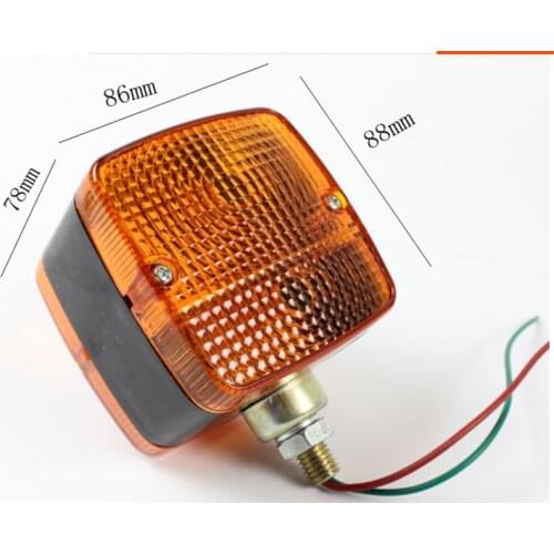 Forklift steering light double-sided lamp front small lamp resultant force Hangzhou forklift platform Liugong modern 12V 24V