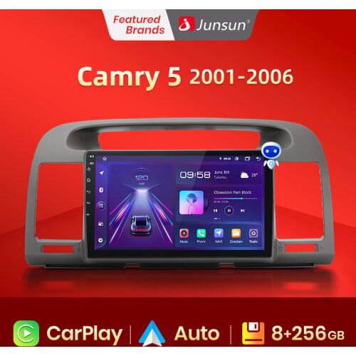 Junsun V1 2G+32G Android 10.0 RDS For Toyota Camry 5 VX 30 2001-2006 Car Radio Multimedia Video Player Navigation GPS 2 din dvd