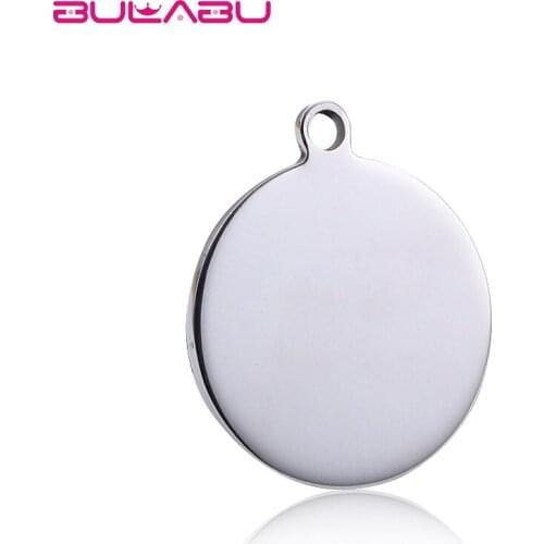 Hot Sell Personalized Charms Signature Key Chain Pendants Round Tags Customize Creative Festival Gift Necklace Pendant