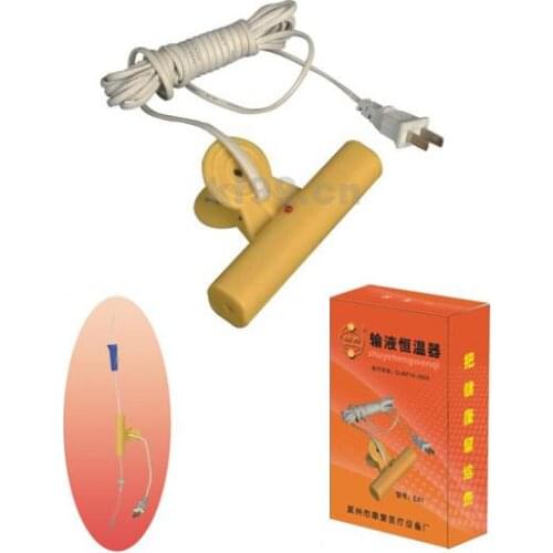 1pcs Medical warmer infusion tube clamp thermostat heater for the elderly drip bottle nasal feeding liquid heater can be reused