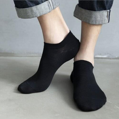 5pairs/lot Mens Cotton Socks High QualityMale Summer Leisure Invisible Short Socks Solid Color Man Ankle Boat Cotton For Gift