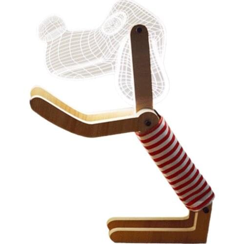 3D New Special Gift Dog Shap Lamp LED Nightlight Valentine Couple Decoration Atmosphere Around The Bedside Lamp US Plug/ EU Plug