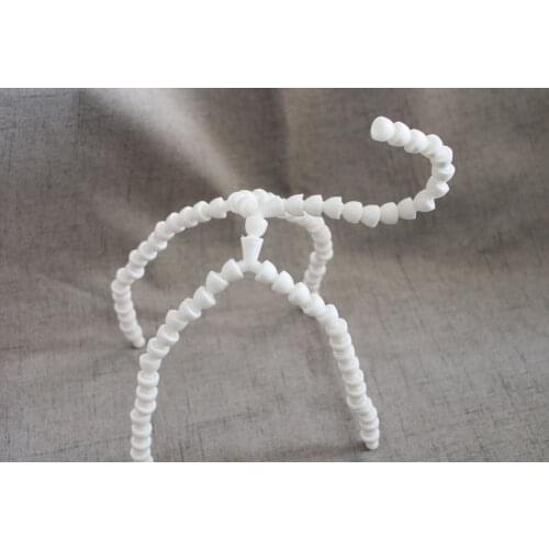 1set/lot 37cmx8cm big size skeleton joint for toy animal joint diy handcraft materials---81pcs bulk joint+3pcs Triangle joint