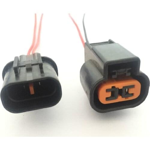2Pin Male Female Fog Lamp Socket Wire Harness Plug Connector with wire for Dong Feng Dragon
