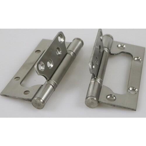 4-inch Free Slotted Stainless Steel Brushed Mother and Child Hinge Bearing Mute Hinge Solid Wood Door Interior Door Hinge
