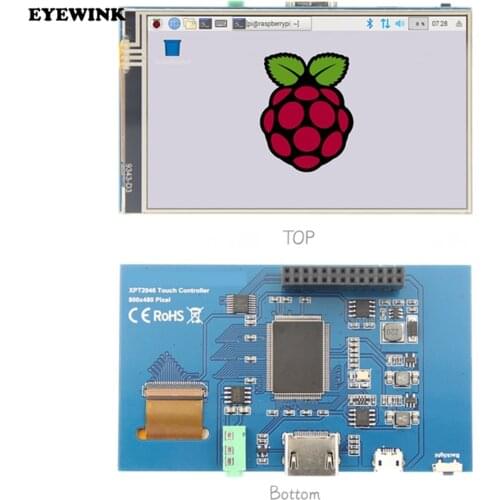 4 inch LCD HDMI Touch Screen Display TFT LCD Panel Module 800*480 for Banana Pi Raspberry Pi 2 Raspberry Pi 3 Model B / B