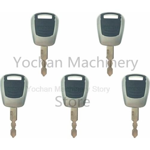 5 Pcs R-9 Key For Hyundai Excavator Loader New Machine hyundai-9 key