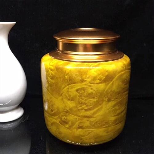 Red Wood Golden Camphor Scarlet Scar Tea Cans, Pu'er Tea Cans, Red Sandalwood Handmade Solid Wood Crafts, Go Cans Purple Nanmu