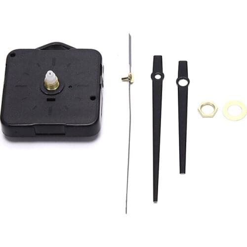 Silent Wall Clock Mechanism Mute Quartz DIY Wall Clock Movement Machine Silver Hands Repair Kit Tool Replace Set Accessories