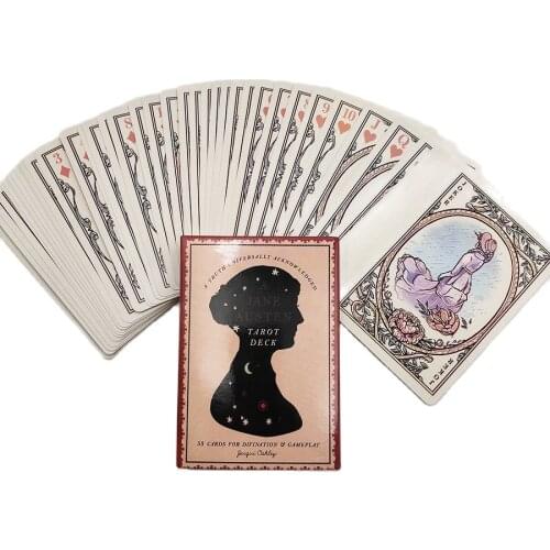 Austen Tarot Deck Truth Acknowledged For Divination Gameplay English Version Oracle Deck 53 Card Family Party Board Game