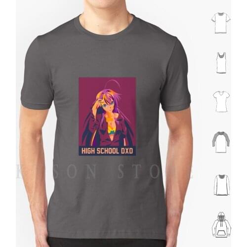 High School Dxd T Shirt Diy Big Size Cotton Rias Gremory High School Dxd Akeno Himejima Hentai Anime Japanese Anime And