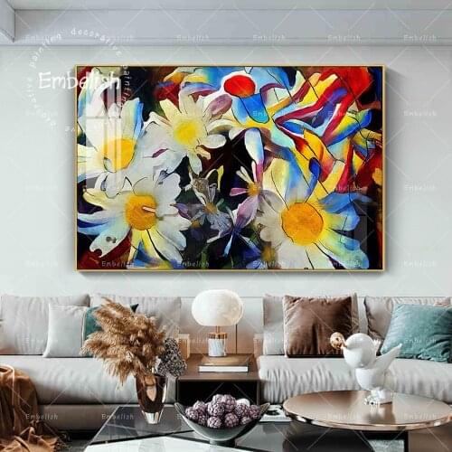 Famous Artworks By Kandinsky Sunflowers Landscape Wall Art Posters For Living Room Modern Home Decor HD Print Canvas Paintings