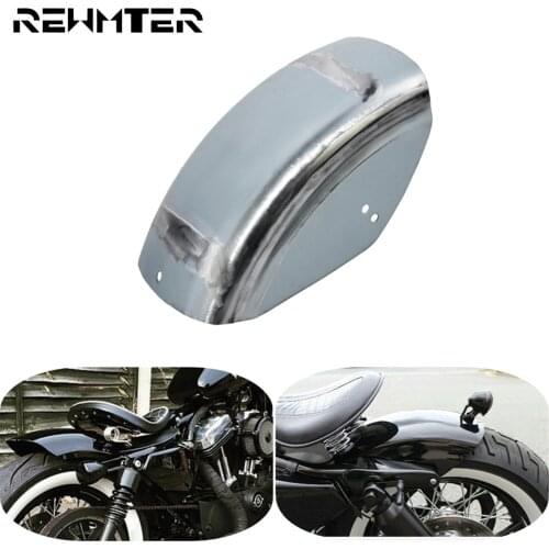 Motorcycle Short Flat Rear Fender Mudguard Cover Protection Unpainted For Harley Sportster XL 883 1200 72 48 Bobber Cafe Racer