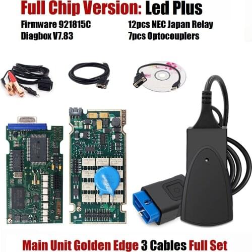 For P-eugeot&C-itroen 921815C 12pcs Relays 7pcs Optocouplers Lexia 3 PP2000 Lexia3 Full Chip Diagbox V7.83 Firmware