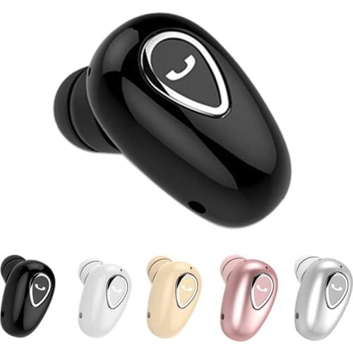 1pc Bluetooth 4.1 Invisible Headset In-Ear Earphone Mini Wireless Stereo Built-in Mic Earphone