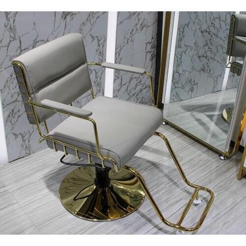 Barber shop hair chair hair salon dedicated nordic modern net red hair salon chair lift high-end hair cutting hot dyeing chair