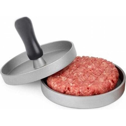 1Set Round Shape Hamburger Press Aluminum Alloy Kitchen Tools With Plastic Handle Meat/Beef/Grill/Burger Press Patty Maker Mold